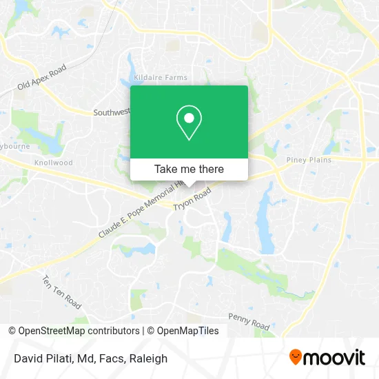 David Pilati, Md, Facs map