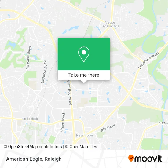 American Eagle map