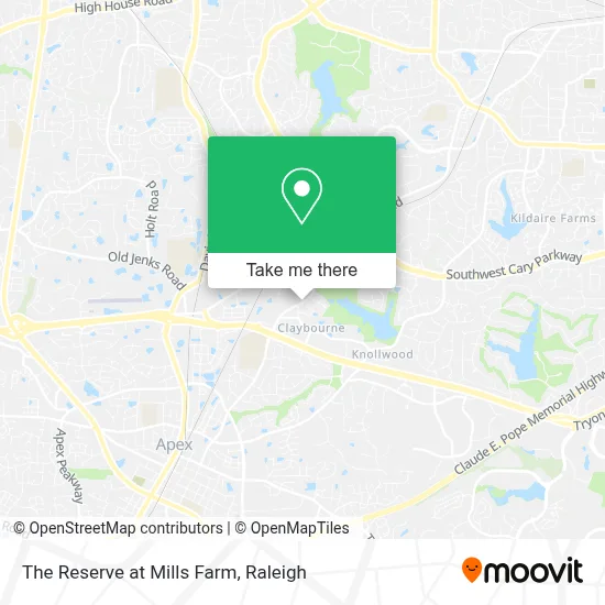 The Reserve at Mills Farm map