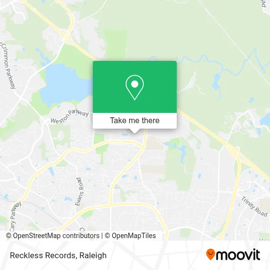 Reckless Records map