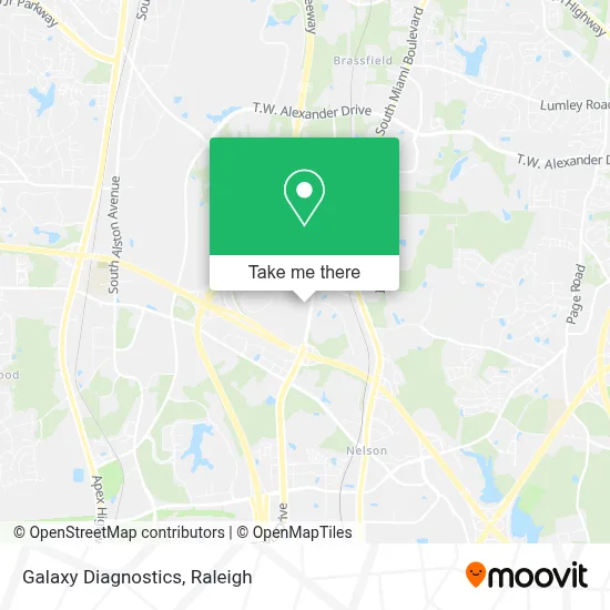 Galaxy Diagnostics map