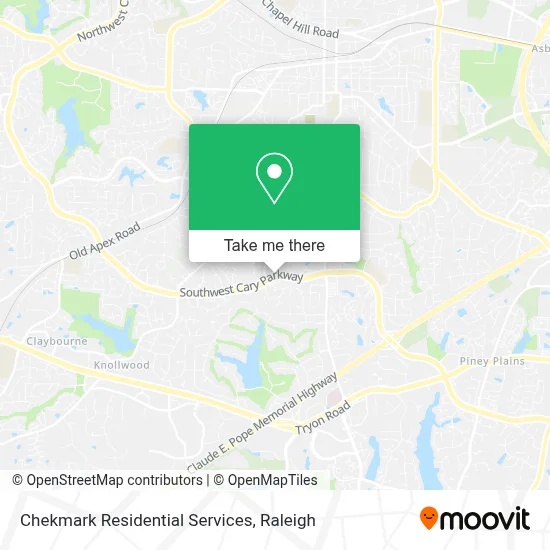 Chekmark Residential Services map