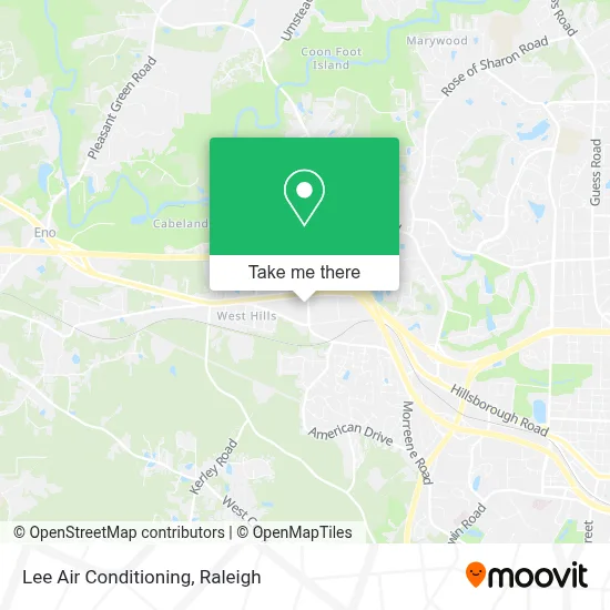 Lee Air Conditioning map