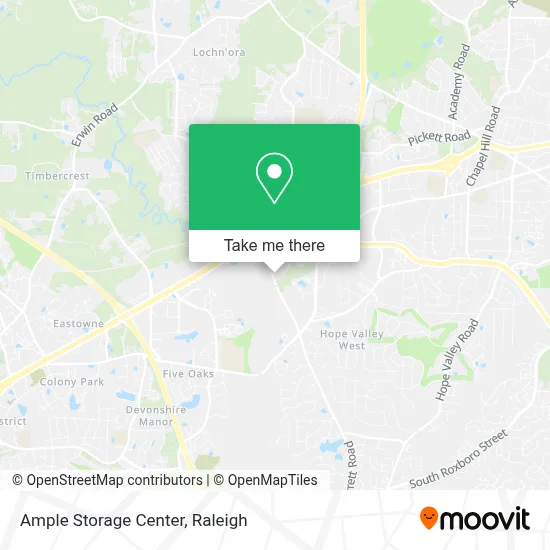 Ample Storage Center map