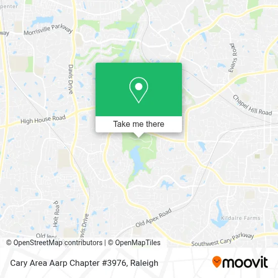 Cary Area Aarp Chapter #3976 map