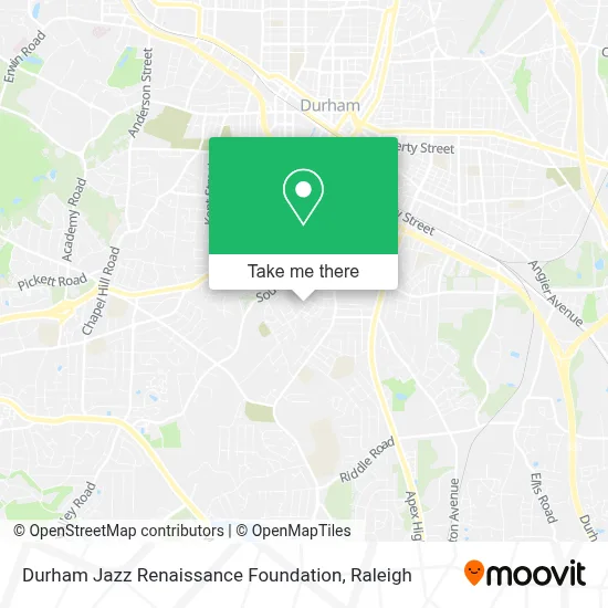 Durham Jazz Renaissance Foundation map
