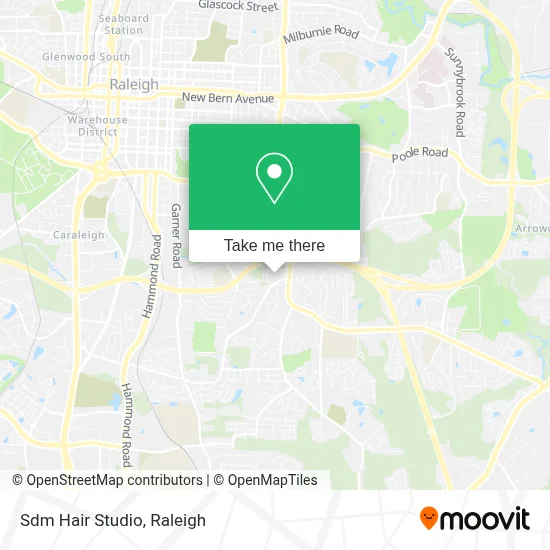 Sdm Hair Studio map