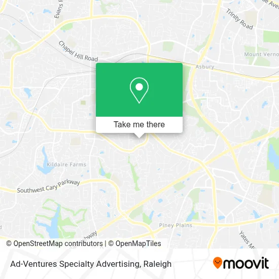 Ad-Ventures Specialty Advertising map