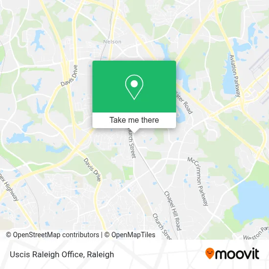 Uscis Raleigh Office map