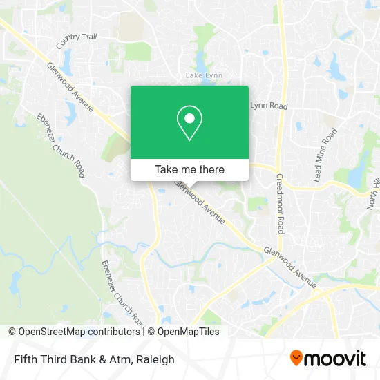 Fifth Third Bank & Atm map