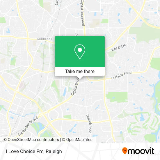 I Love Choice Fm map