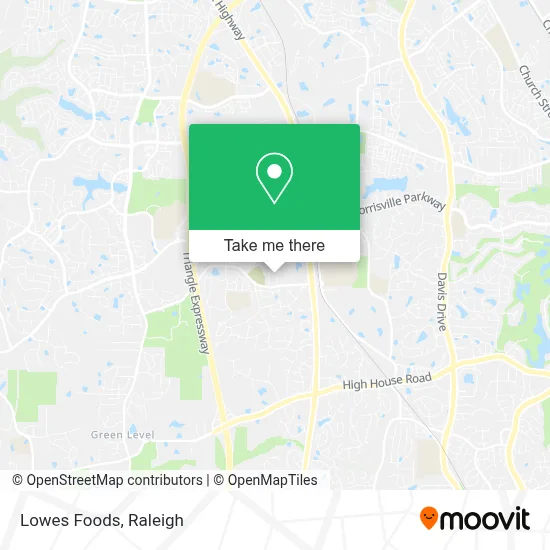 Lowes Foods map