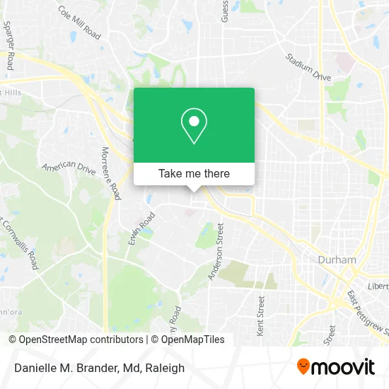 Danielle M. Brander, Md map