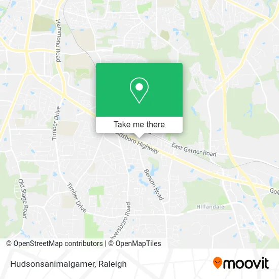 Hudsonsanimalgarner map