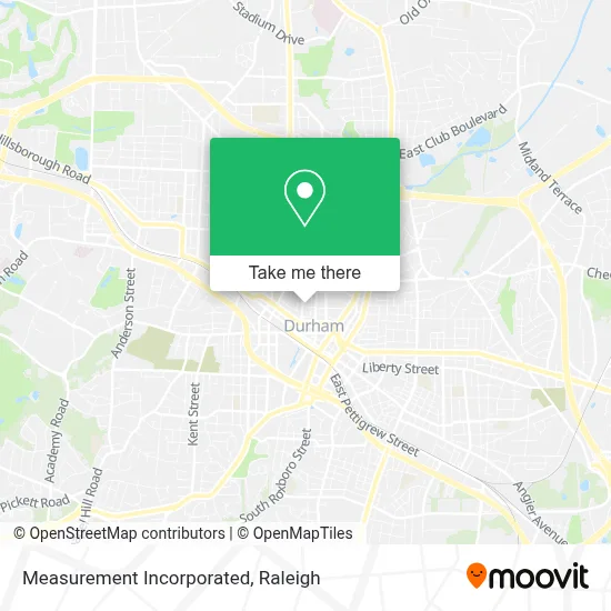Measurement Incorporated map