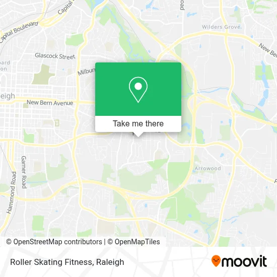 Roller Skating Fitness map