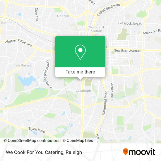 We Cook For You Catering map