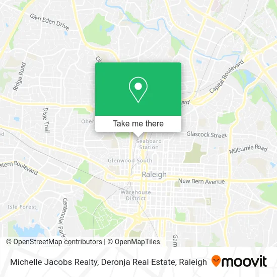 Michelle Jacobs Realty, Deronja Real Estate map