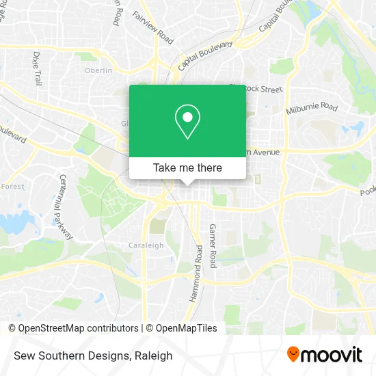Sew Southern Designs map
