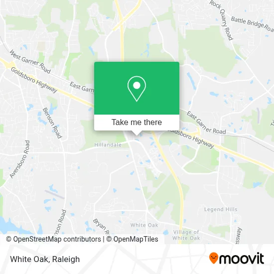 White Oak map