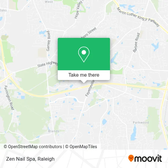 Zen Nail Spa map
