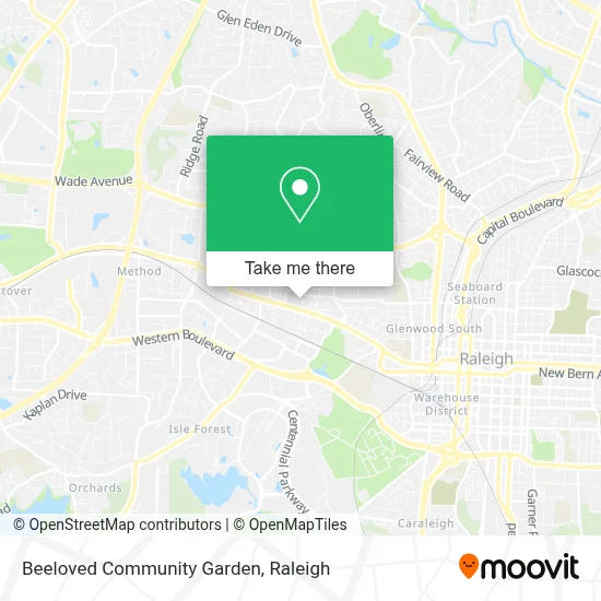 Beeloved Community Garden map