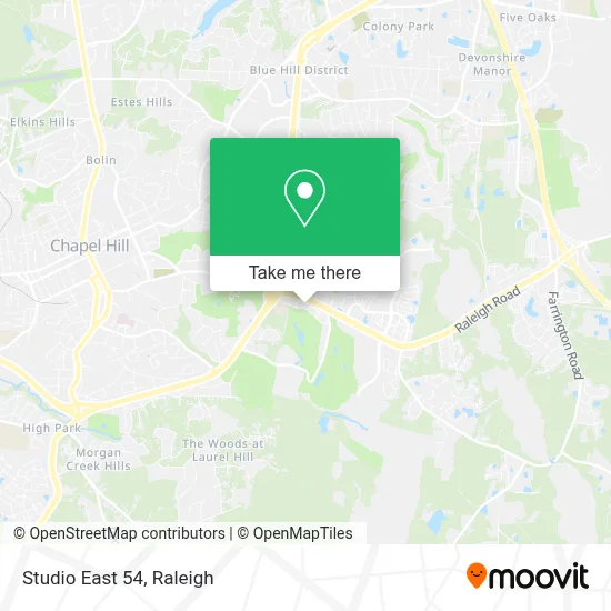 Studio East 54 map