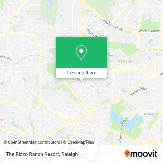 The Rizzo Ranch Resort map