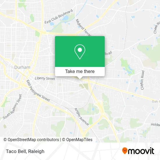 Taco Bell map