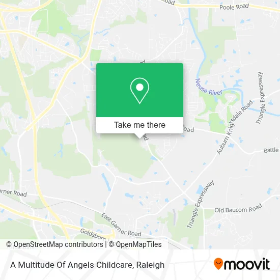 A Multitude Of Angels Childcare map