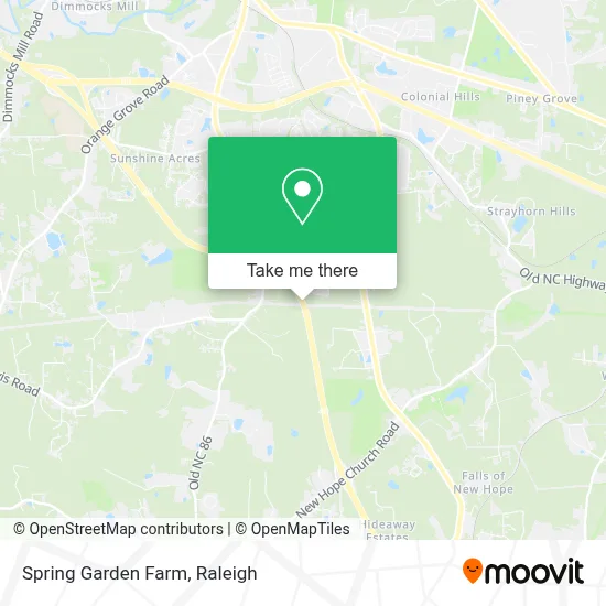 Spring Garden Farm map