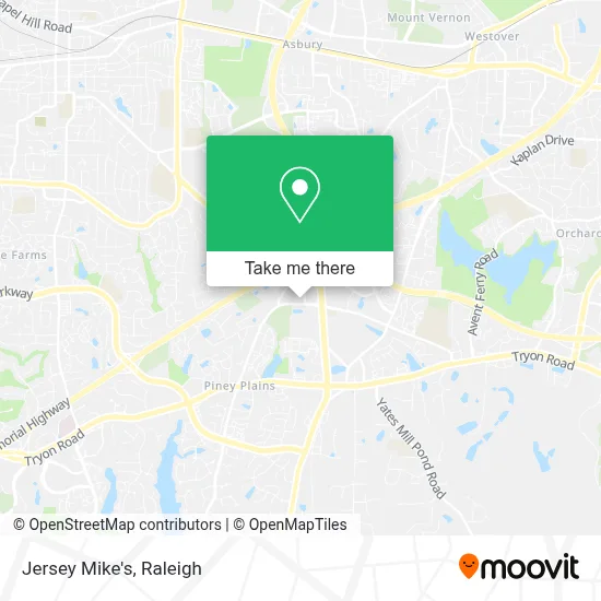 Jersey Mike's map