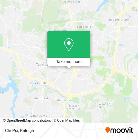 Chi Psi map