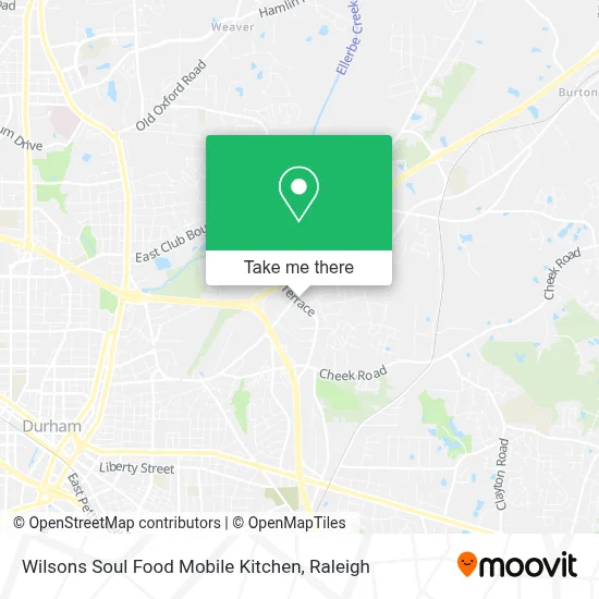 Wilsons Soul Food Mobile Kitchen map
