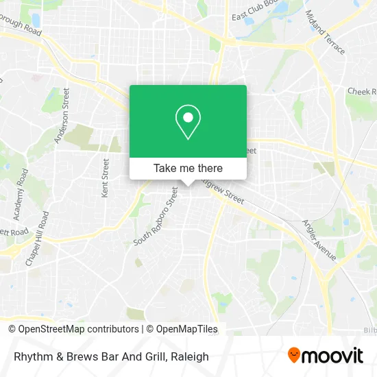 Rhythm & Brews Bar And Grill map