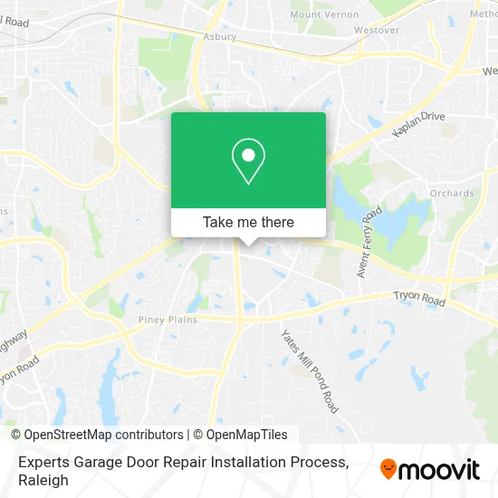Experts Garage Door Repair Installation Process map