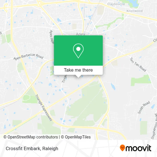 Crossfit Embark map
