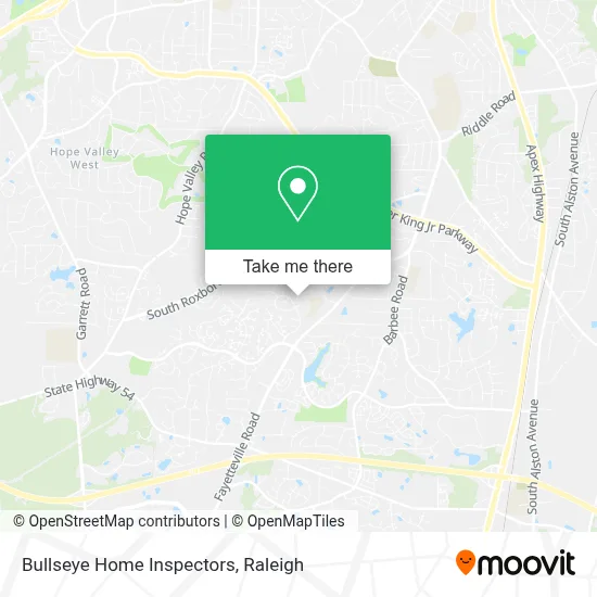 Bullseye Home Inspectors map