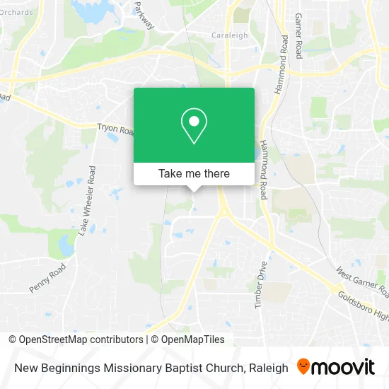 New Beginnings Missionary Baptist Church map