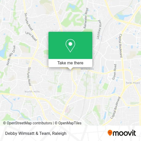 Debby Wimsatt & Team map