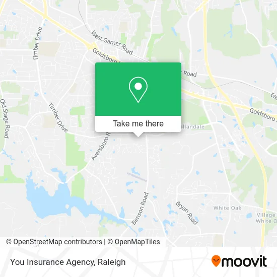 You Insurance Agency map
