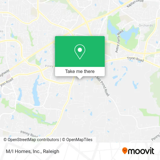 M/I Homes, Inc. map
