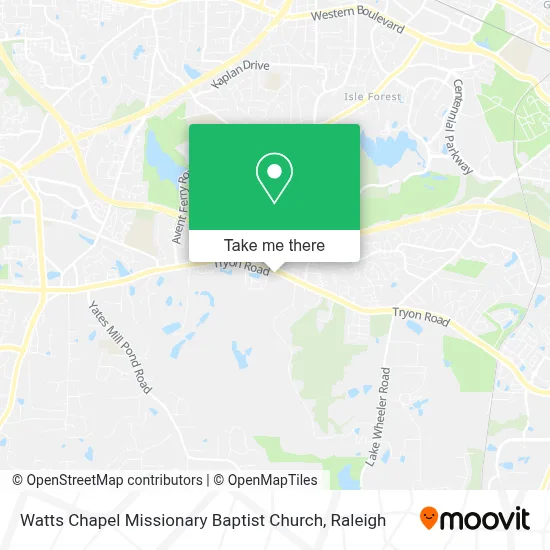 Watts Chapel Missionary Baptist Church map
