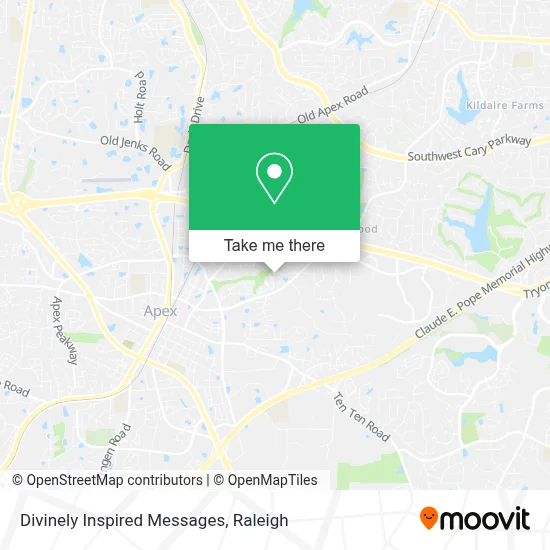 Divinely Inspired Messages map