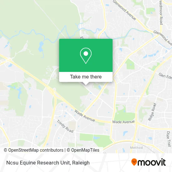 Ncsu Equine Research Unit map