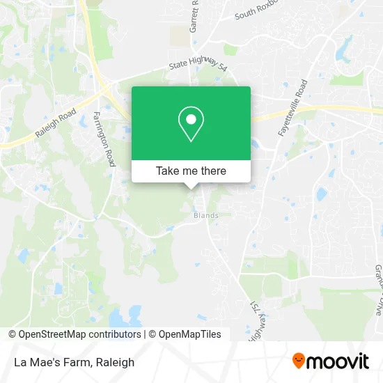 La Mae's Farm map