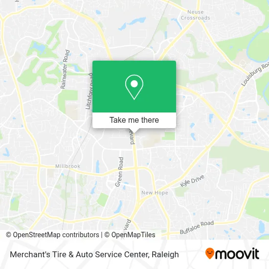 Merchant's Tire & Auto Service Center map