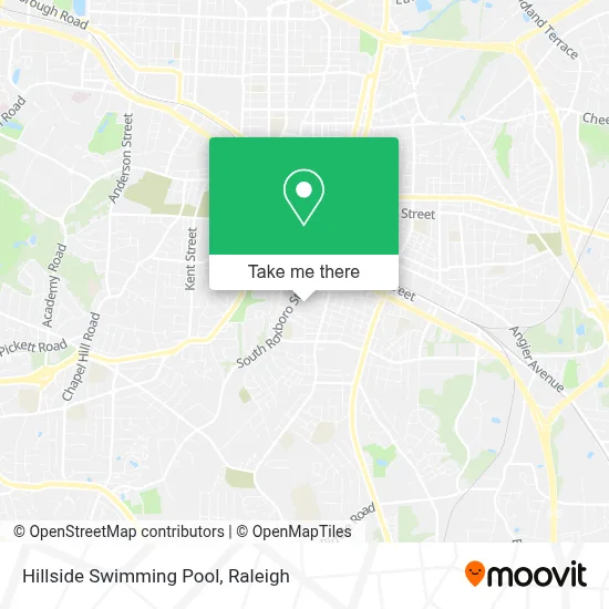 Hillside Swimming Pool map