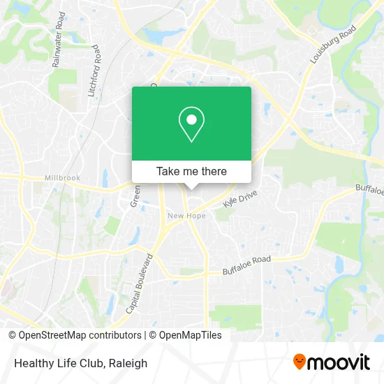 Healthy Life Club map