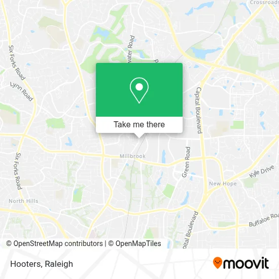 Hooters map